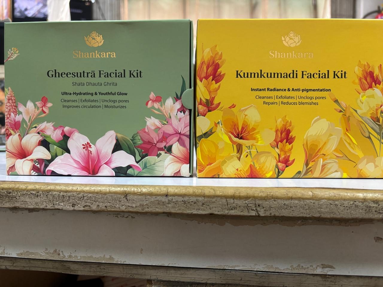 Natural facial kits used for Ayurvedic facials