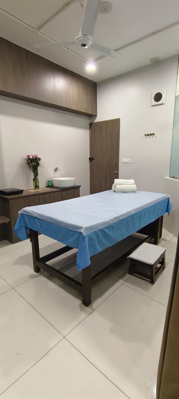 Treatment room 1 with attached toilet