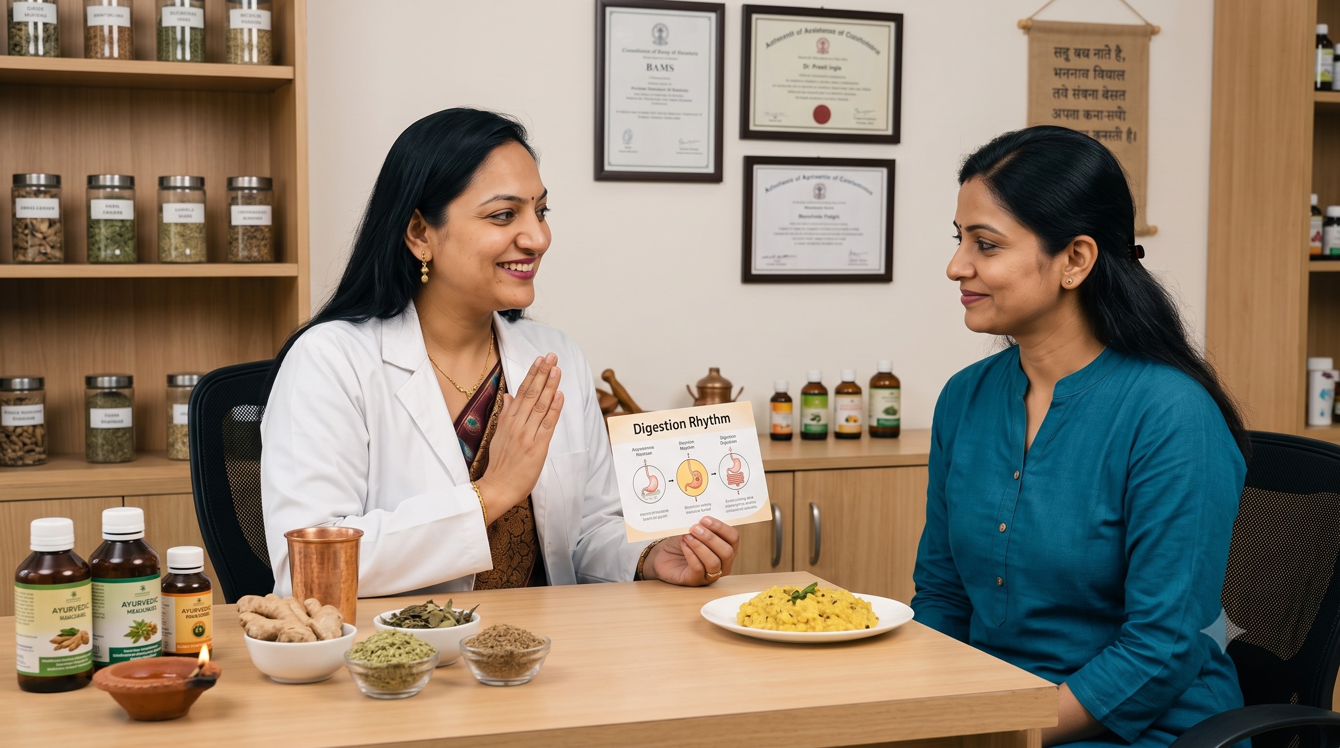 Digestion and daily rhythm