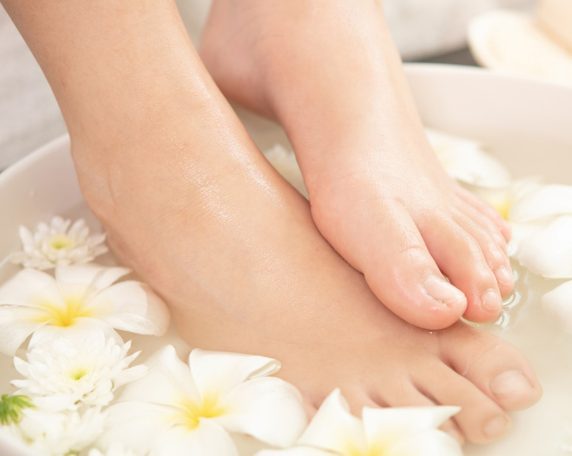 Natural Ayurvedic pedicure
